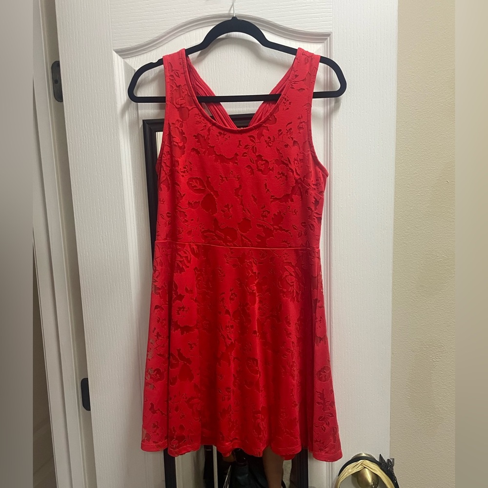 Red dress